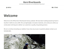 Tablet Screenshot of kernriverboards.com